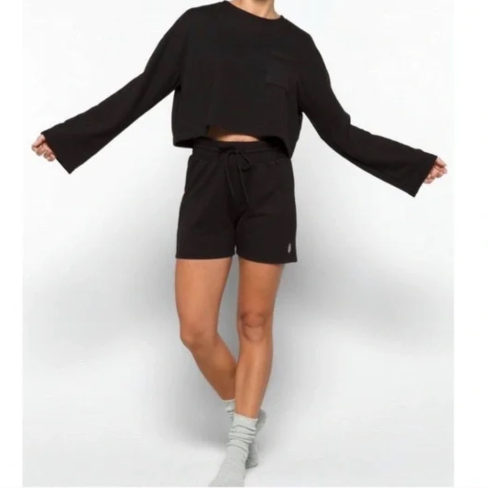 Free People Movement Black Sunny Set - 2 Pieces - Small